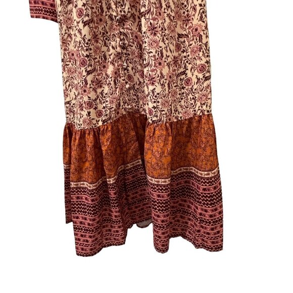 Nordstrom Mila Mae Border Print Midi Dress size S New - Picture 6 of 7